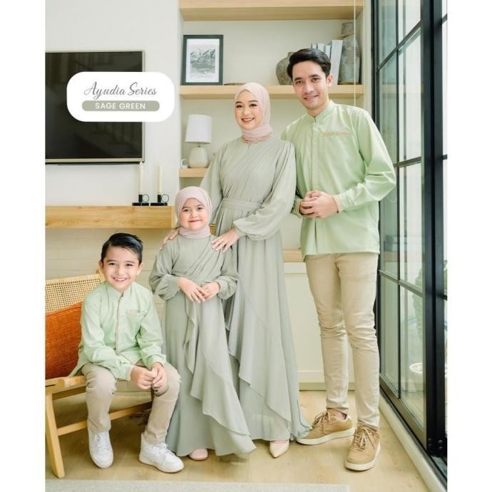 Ayudia Series Sage Green / Family Set Series / Sarimbit Keluarga Limited Edition