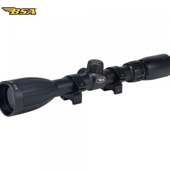 Teleskop Senapan Angin Bsa Black Powder 4-12X40
