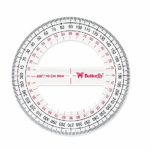 

Penggaris Busur 360/10 No 8 (2 Lubang) Butterfly