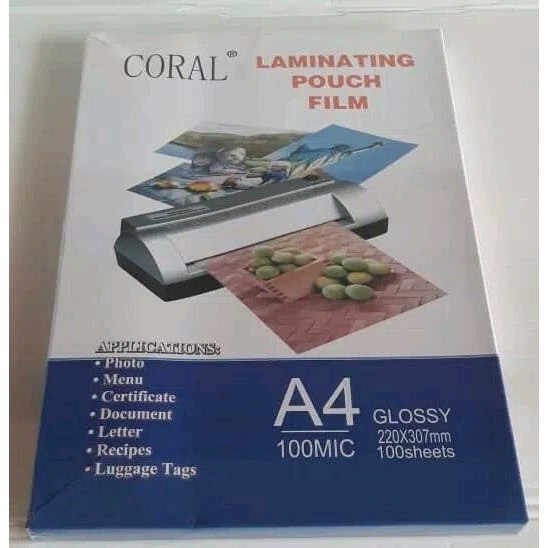 

Plastik Laminating A4 Coral