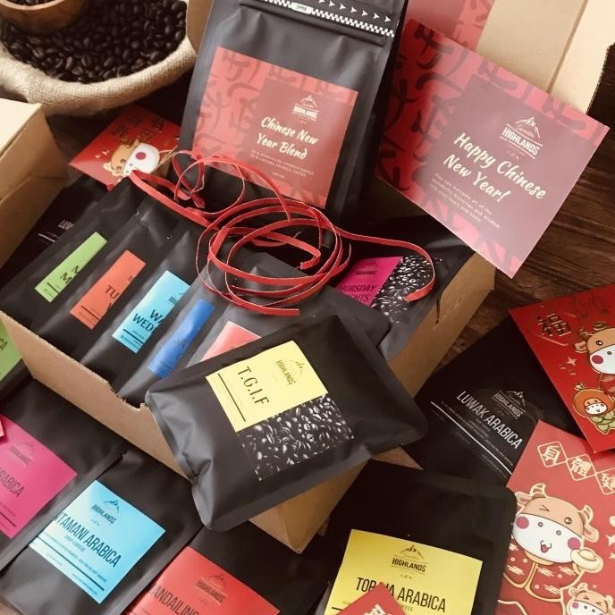 

CHINESE YEAR HAMPERS COFFEE PACK, PREMIUM QUALITY GIFT PACKAGING