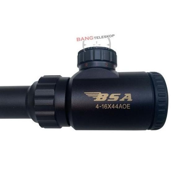 Teleskop Senapan Angin Bsa 4-16X44 Aoe ,Teropong Senapan Bsa