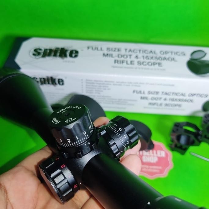 Teleskop Spike 4-16X50 Aol Murah Telescope Senapan Murah Mildot