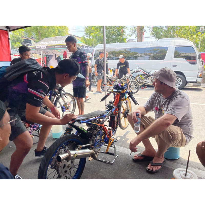 KNALPOT MIO BEAT SCOOPY VARIO DRAG 200cc PEKAJAMAN RACING MUFFLER EX TENGAH & SAMPING