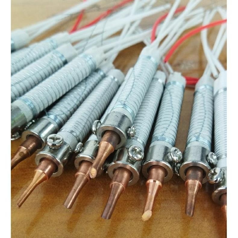 Promo Thr Solder 60Wat Elemen Mata Solder Tembaga Elmen Ujung Solder Bolong Asli