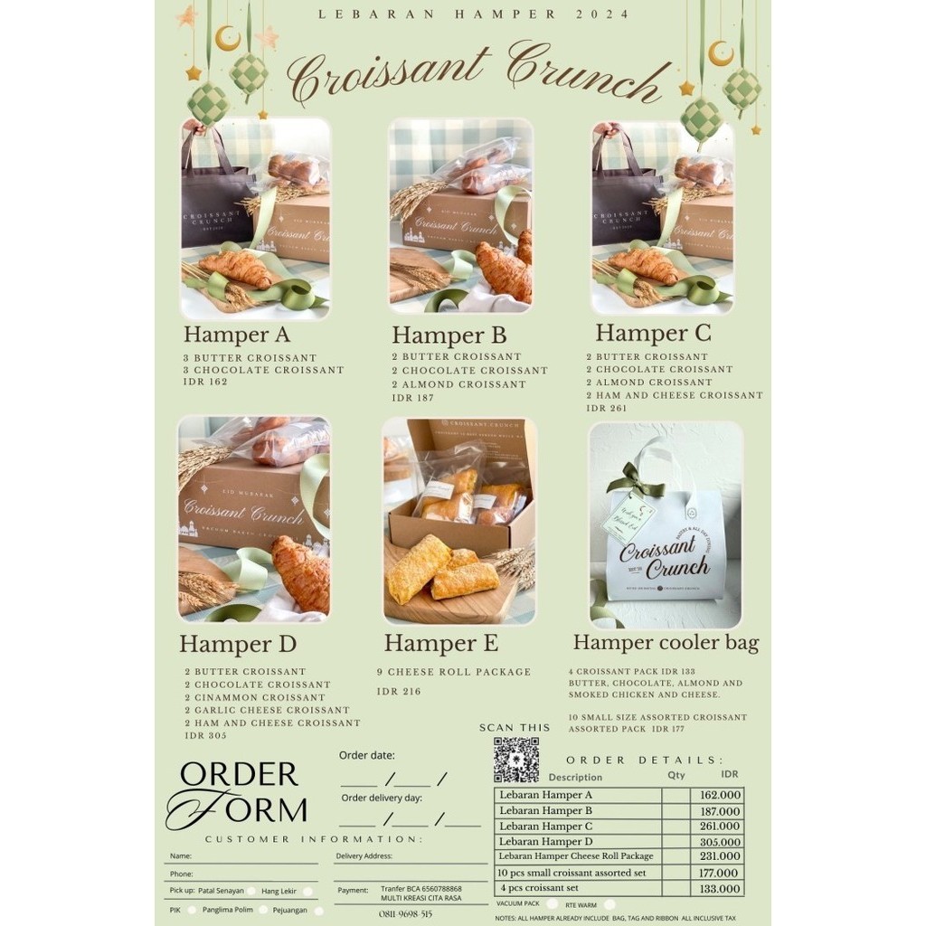 

Limited! Croissant Crunch Hamper Lebaran B New