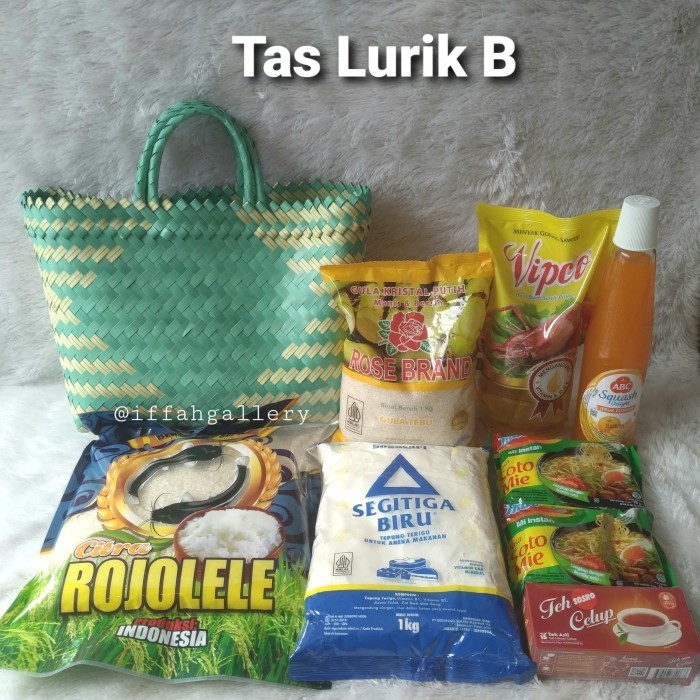 

Limited! Paket Sembako Tas Lurik B Sembako Murah Ramadhan dan Parcel Lebaran New