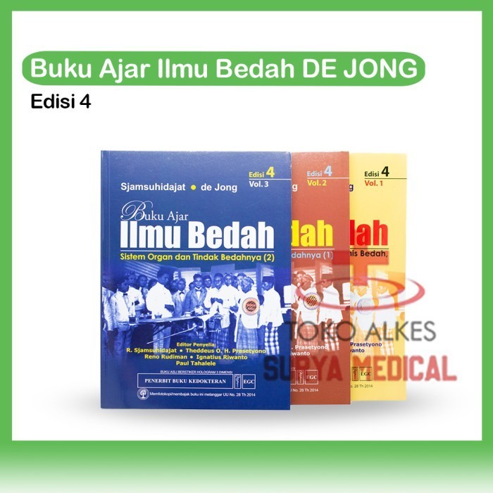 HARGA DISC - Buku Ajar Ilmu Bedah DE JONG Edisi 4