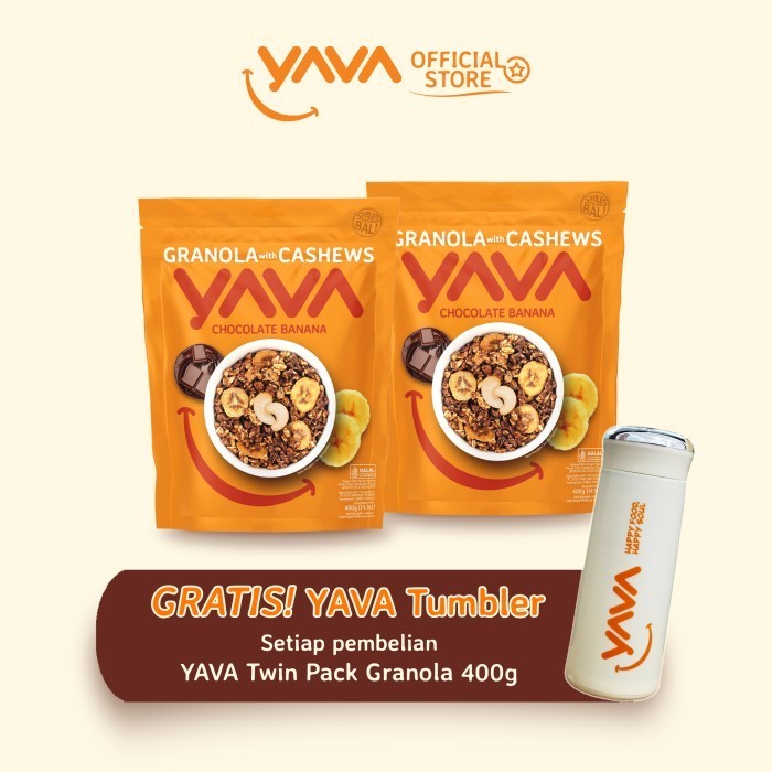 

Yava Twin Pa Granola Chocolate Banana (2 X 400G)