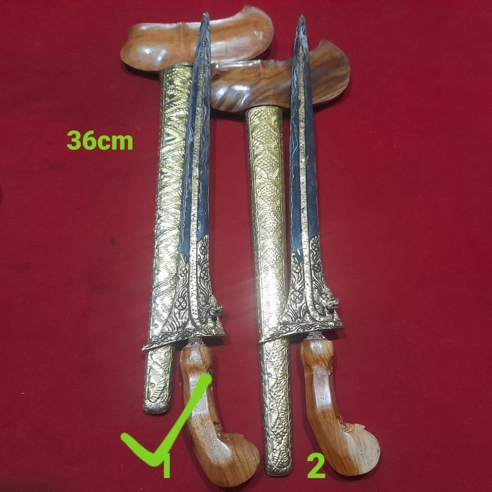 

Keris Kinatah Nogo Rojo Lurus