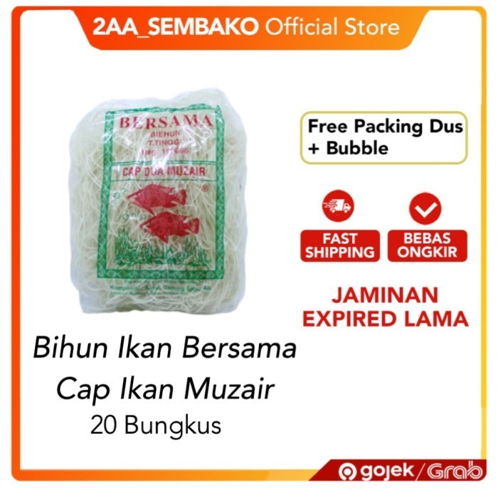 

Bihun Ikan Bersama Cap Dua Muzair 300G / Bihun Medan 20Bks