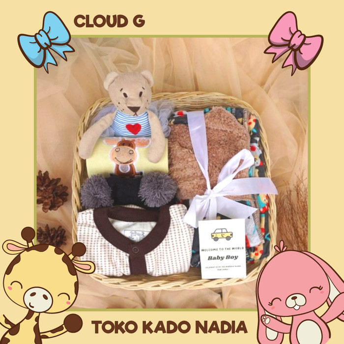 

Hampers Baby Newborn Cloud G Parsel Bayi Kado Lahiran Akikah Gift Baby