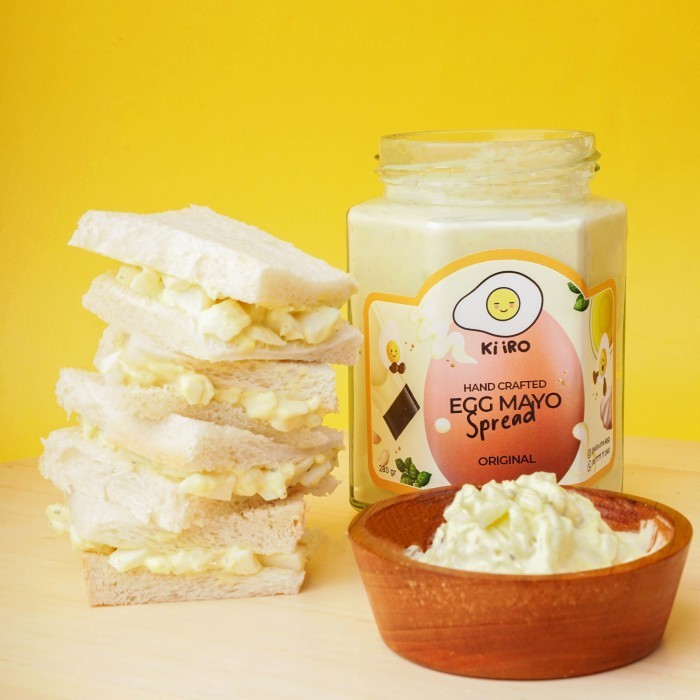 

Egg Mayo Spread - Kiiro - Selai Egg Mayonnaise In A Jar Siap Saji