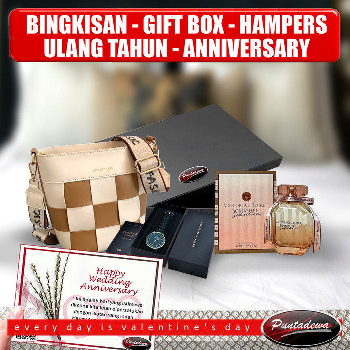 

Kado Ultah Cewek-Hampers Gift Box Anniv Sahabat Wanita Teman Istri