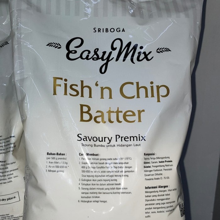 

Fish N Chip Batter 1Kg Tepung Bumbu Hidangan Laut