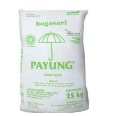 

Tepung Terigu Cap Payung Bogasari 25Kg Only Grab/Gojek