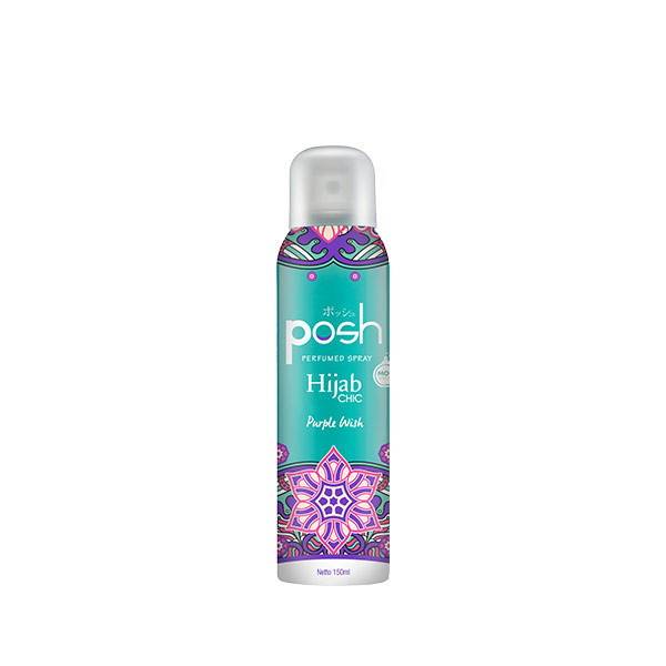POSH BODY SPRAY HIJAB PURPLE WISH 150 ML