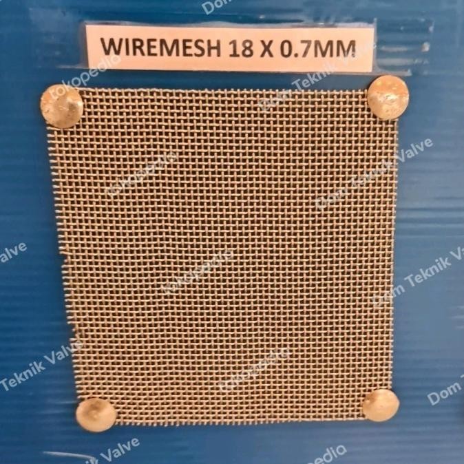 

(dtek) kawat wiremesh anyaman lurus 18mm x 0,7mm x 5 meter stainless