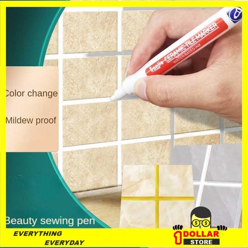 

$1 Tile Grout Marker Reform Wall Seam Pen Spidol Nat Keramik