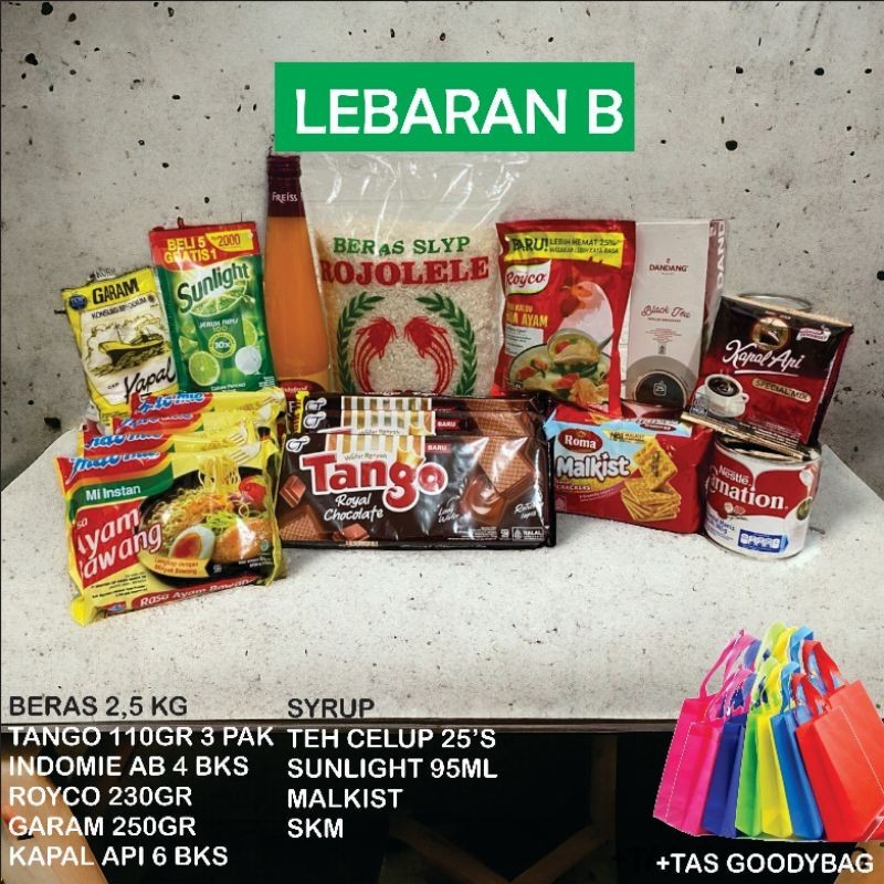 

Parsel Sembako Lebaran / Hampers Sembako lebaran B