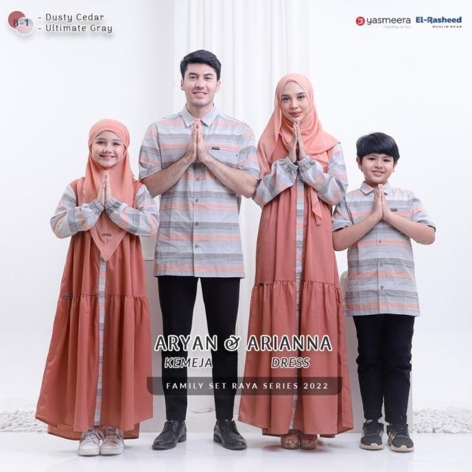 Sarimbit Yasmeera Aryan & Arianna / B1 Dusty Cedar Terbaik