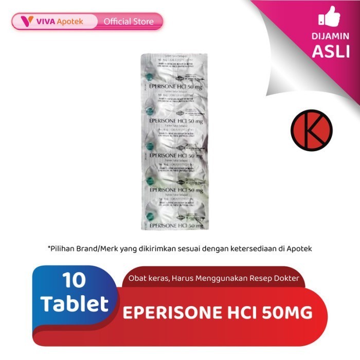 Eperisone HCI 50mg (10 Tablet)
