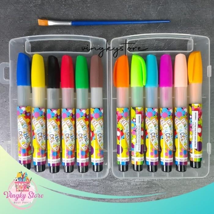 

Washable Silky Crayon Ndm 12 Warna