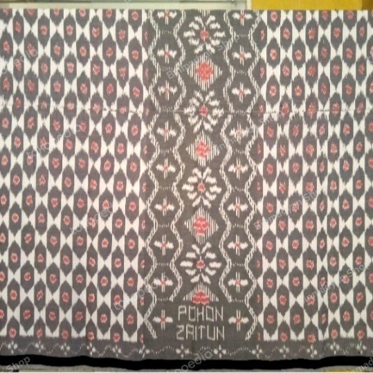 Sarung Goyor Tenun Atbm By Pohon Zaitun Kualitas Istimewa Warna Putih