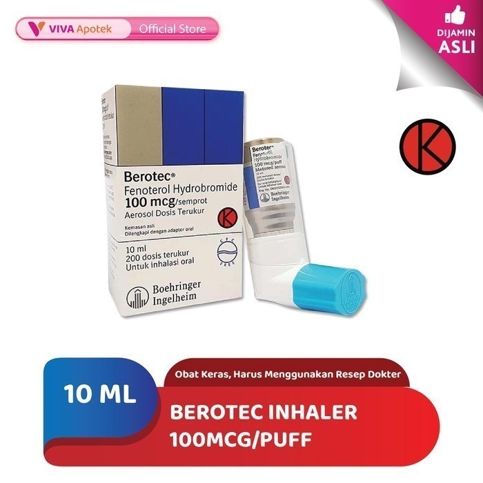Berotec Inhaler 100 mcg/Puff (10 ml)