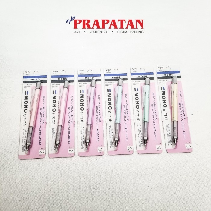 

Tombow Mechanical Cil Mono Graph 0.5Mm Pastel Color