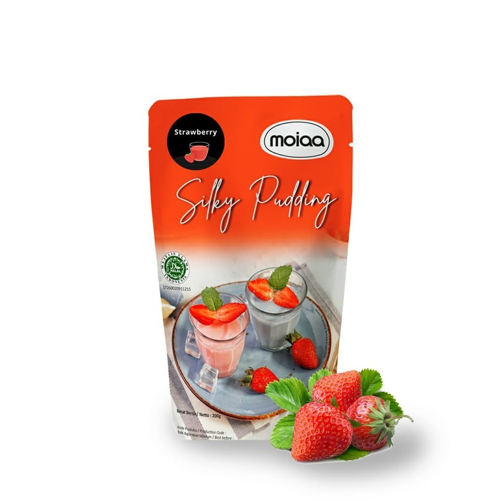 

STRAWBERRY 200 GR MOIAA SILKY PUDING