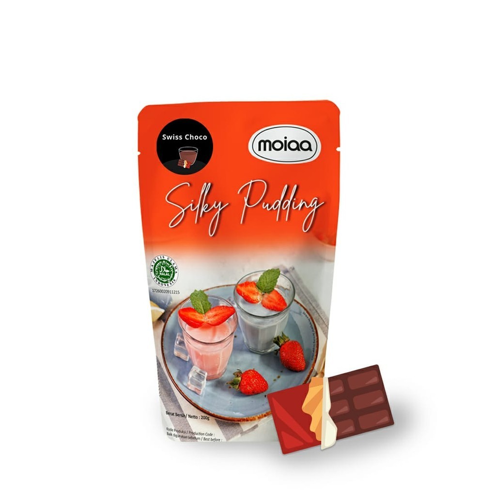 

SWISS CHOCO 200 GR MOIAA SILKY PUDING