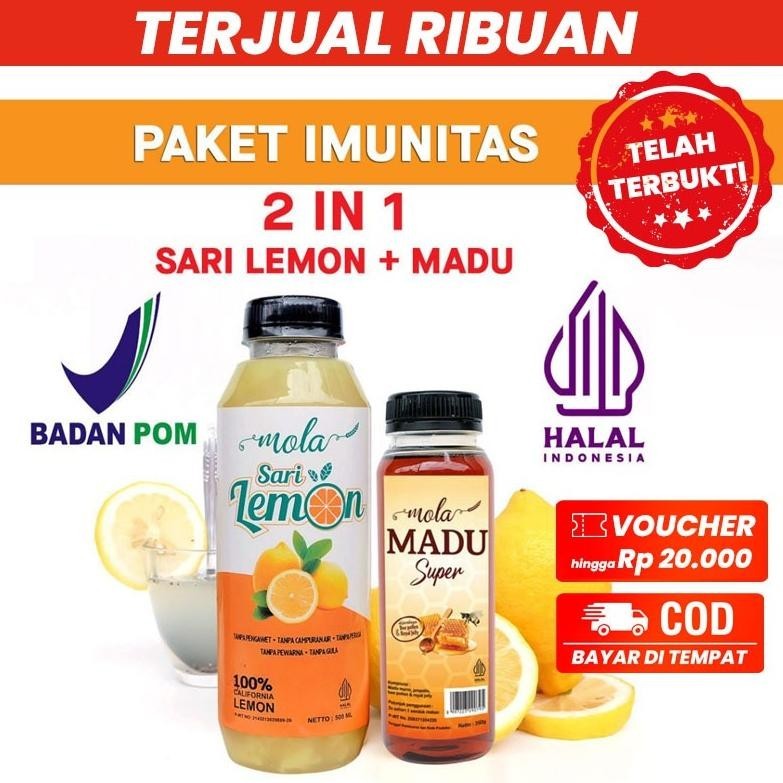 

Promo Thr Paket Imunitas 2 In 1 Sari Lemon + Madu Termurah