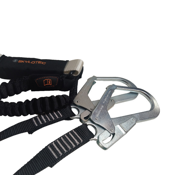 

Skylotec Bfd Y Flex Double Lanyard 1,5 M Spiral Webbing W/ Absorber