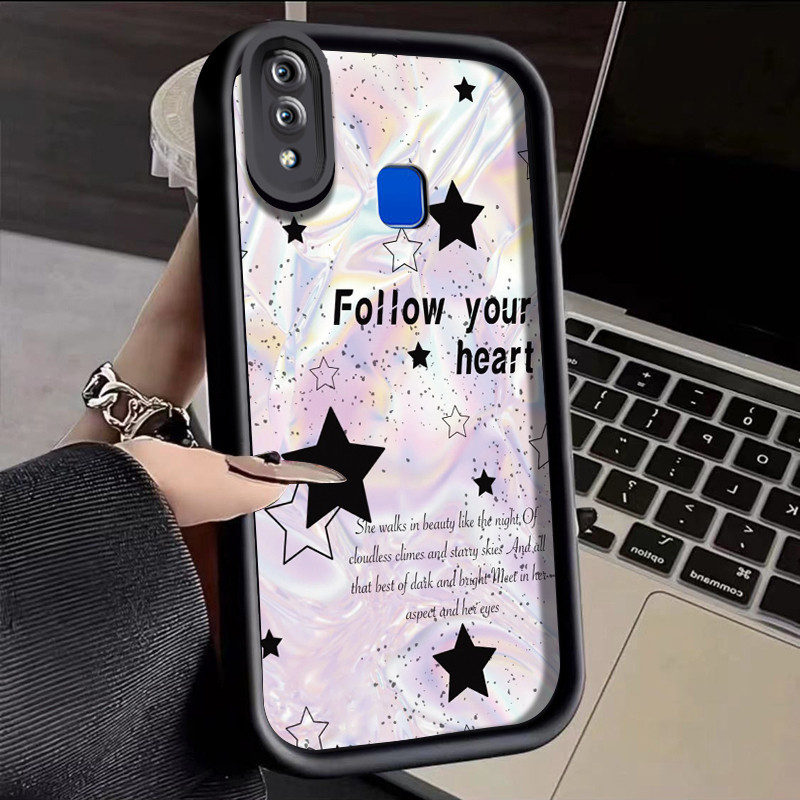 Casing Hp VIVO Y95 Y93 Y93s Y91 Y91i Case Casing silikon lunak Softcase perempuan HP ponsel  bintang