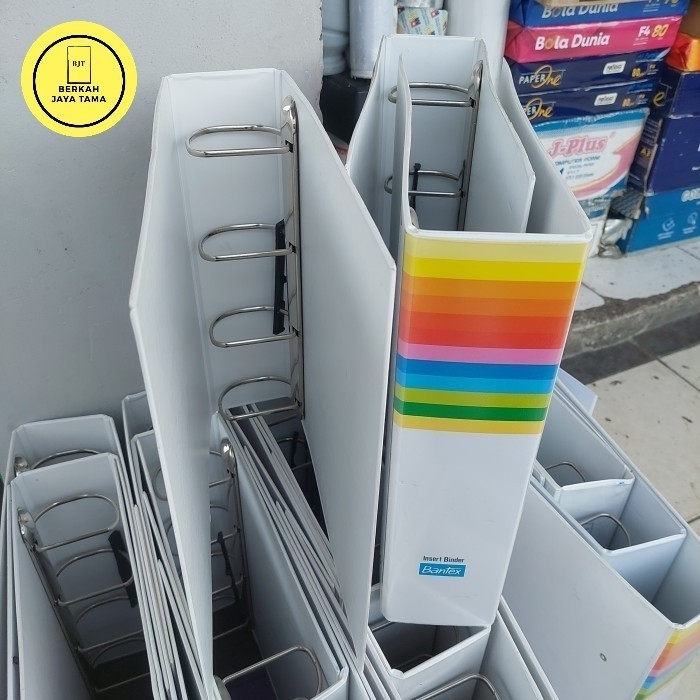 

Bantex Insert Ring Binder 4 Ring 65Mm A4 White