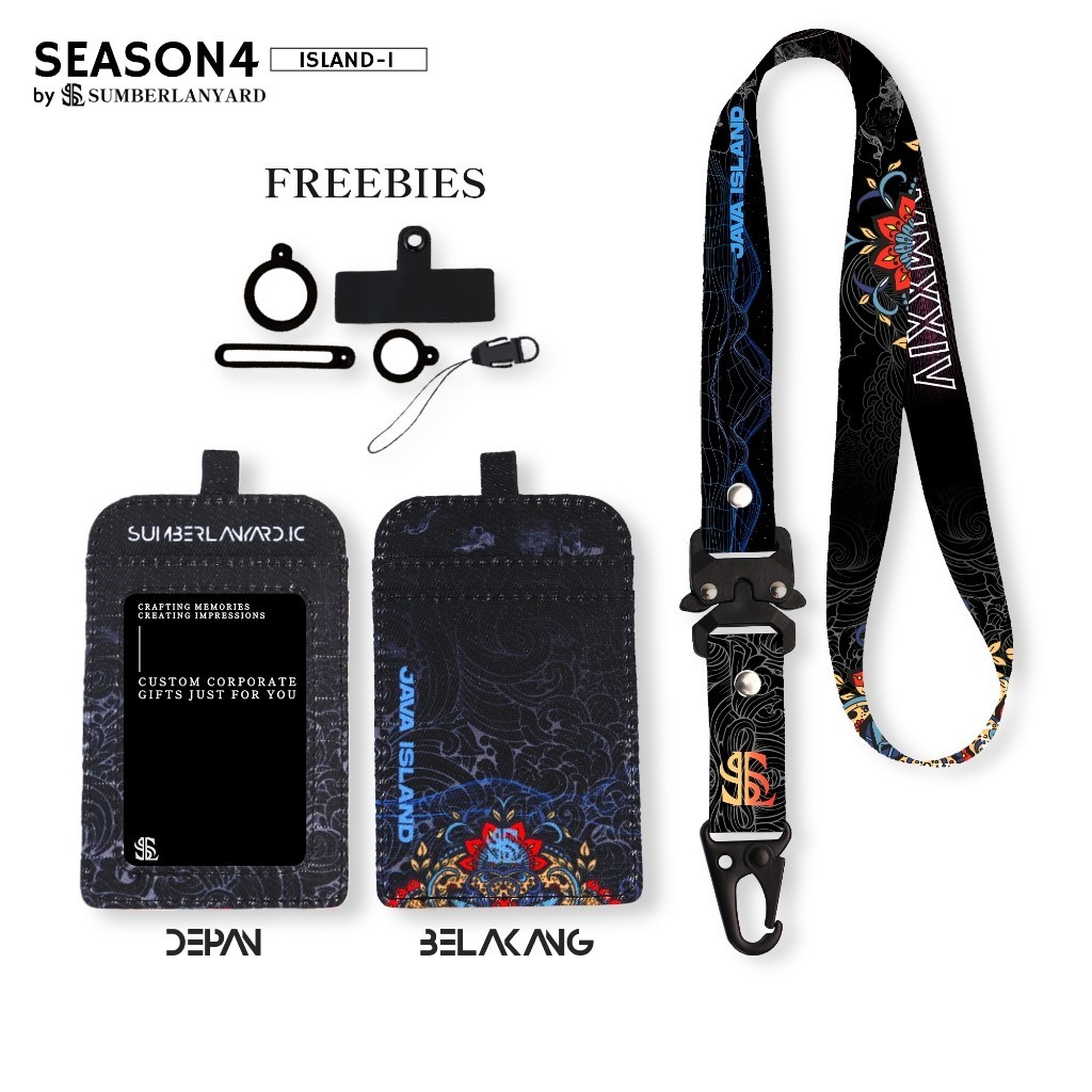 

Sumberlanyard.Id Tali Lanyard Idcard Holder Island Series - Island V1