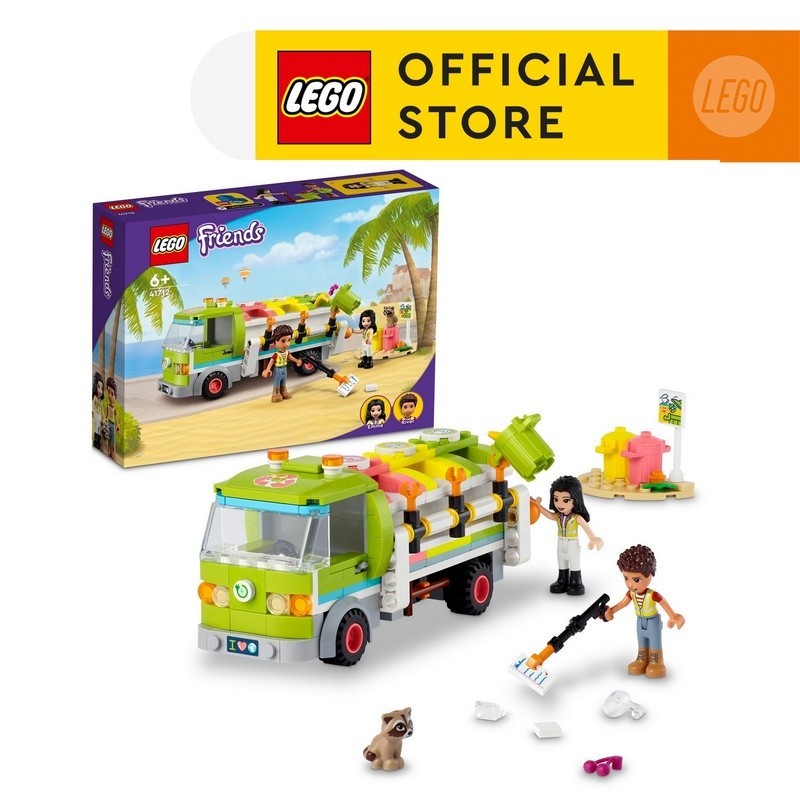 LEGO Friends 41712 Recycling Truck (259 Pieces), Mainan Anak Perempuan, Building Block, Toys