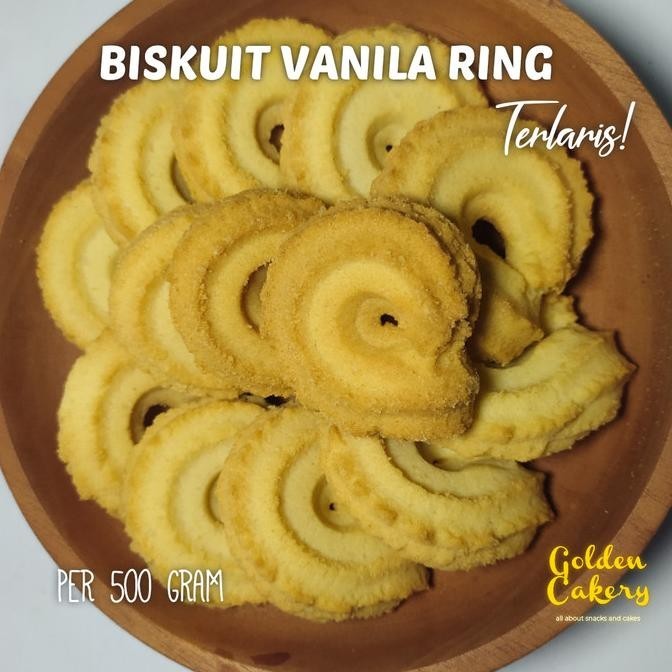 

BISKUIT BISCUITS VANILA RING MONDE TERLARIS PER 500 GRAM