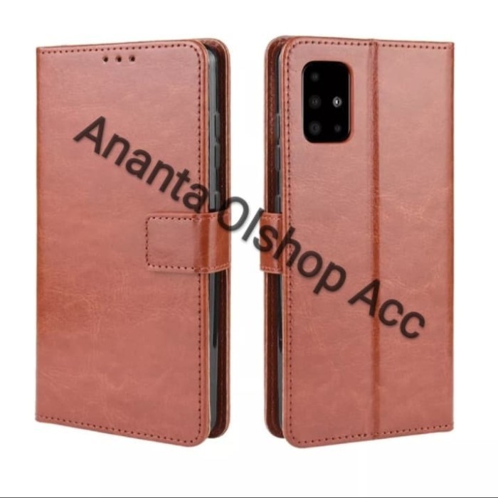 Flip Cover Samsung A71 2020 Case Wallet Leather Galaxy A71 Sarung Hp Diskon R0424A