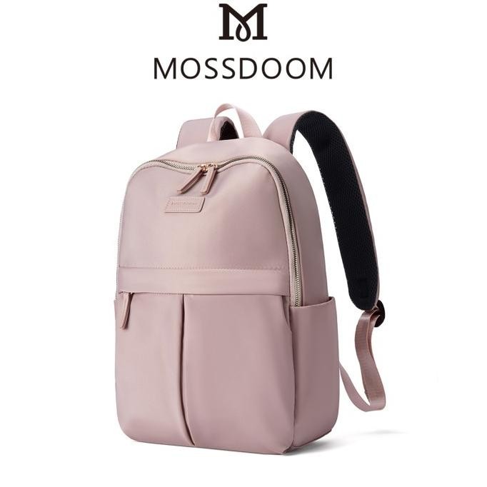 MOSSDOOM Tas Ransel Wanita Tahan Air Wanita Tas Laptop