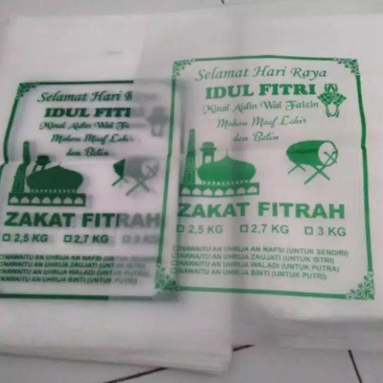 

Promo Akhir Tahun Plastik Beras Zakat Fitrah Isi 100 Sale