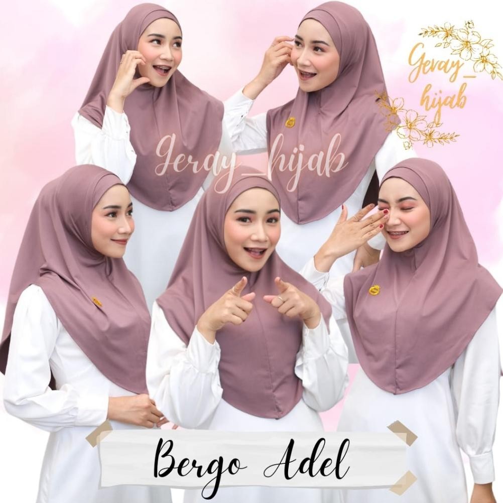Promo Akhir Tahun Bergo Adel / Bergo Instan Jersey / Hijab Instan Jersey / Hijab Inner Diskom