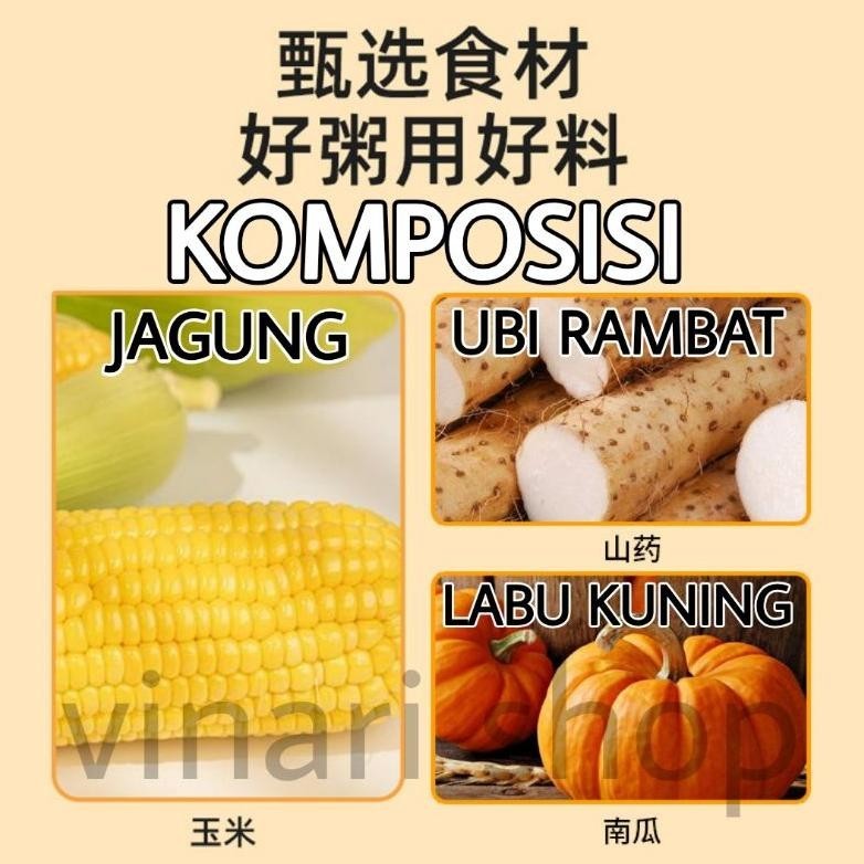 

Bubuk Bubur Labu Kuning Dan Jagung Tanpa Gula/Polenta Pumpkins/Bubuk Akar Teratai Terbaru