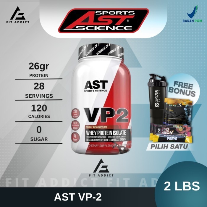 New Ast Vp2 Vp 2 Vp-2 Whey Protein Isolate