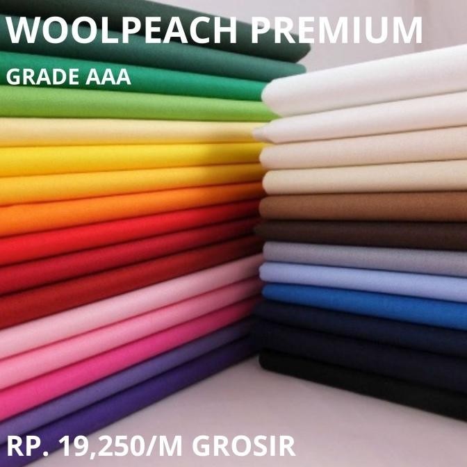 

Trend Kain Wolfis Premium / Kain Wollpeach Grade Aaa (Per 0,5 Meter) Pengiriman Cepat