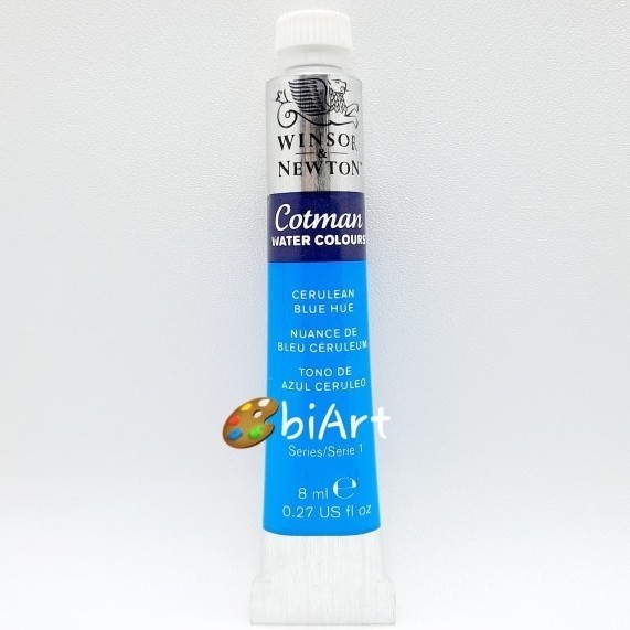 

Cat Air Cotman Water Colour Cerulean Blue Hue Tube 8 Ml Winsor & Newto