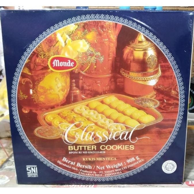 

Terbaru Monde Classical Butter Cookies 908 Gr | Kue | Cake | Cookies | Parcel Stok Terbatas