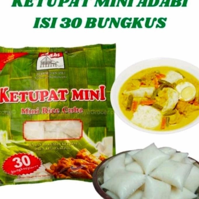 

KETUPAT LONTONG MINI ADABI INSTANT RICE CUB ISI 30 x 20 gr