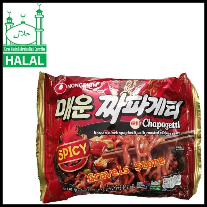 

[Logo Halal] Nongshim Chapaghetti Spicy - Jjajang Ramen Ala Korea Hits